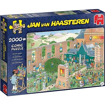 Jumbo Puzzle Trh s uměním 2000 dílků (8710126200230)