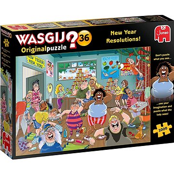 Jumbo Puzzle Wasgij 36: Novoroční předsevzetí! 1000 dílků (8710126250006)