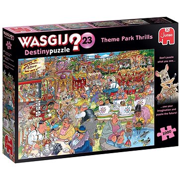Jumbo Puzzle Wasgij Destiny 23: Vzrušení v zábavním parku! 1000 dílků (8710126250051)