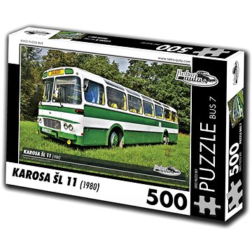 Retro-auta Puzzle Bus č. 7 Karosa ŠL 11 (1980) 500 dílků (8594047727775)