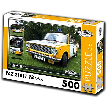 Retro-auta Puzzle č. 2 VAZ 21011 VB (1979) 500 dílků (8594047726020)