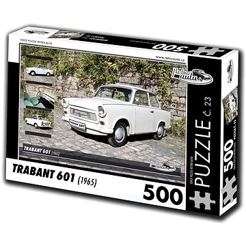 Retro-auta Puzzle č. 23 Trabant 601 (1965) 500 dílků (8594047726235)