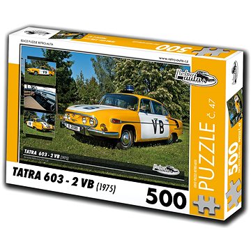 Retro-auta Puzzle č. 47 Tatra 603-2 VB (1975) 500 dílků (8594047726471)