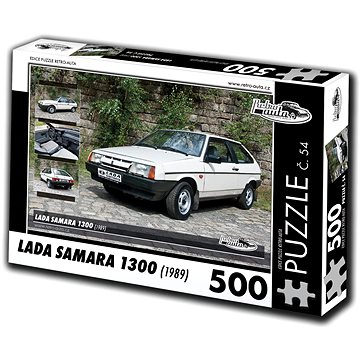 Retro-auta Puzzle č. 54 Lada Samara 1300 (1989) 500 dílků (8594047726549)