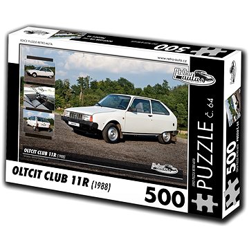 Retro-auta Puzzle č. 64 Oltcit Club 11R (1988) 500 dílků (8594047726648)