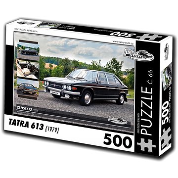 Retro-auta Puzzle č. 66 Tatra 613 (1979) 500 dílků (8594047726662)