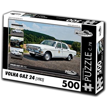 Retro-auta Puzzle č. 78 Volha GAZ 24 (1983) 500 dílků (8594047726785)