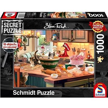 Schimdt Secret puzzle Na kuchyňském stole 1000 dílků (4001504599195)