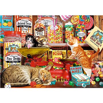 Trefl Puzzle Kočičí sladkosti 1000 dílků (5900511106305)