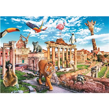 Trefl Puzzle Legrační města: Divoký Řím 1000 dílků (5900511106008)