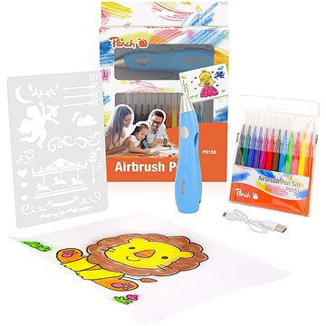 PEACH Elektrický kreslící sprejovací set PO150 pro děti (7640460542325)