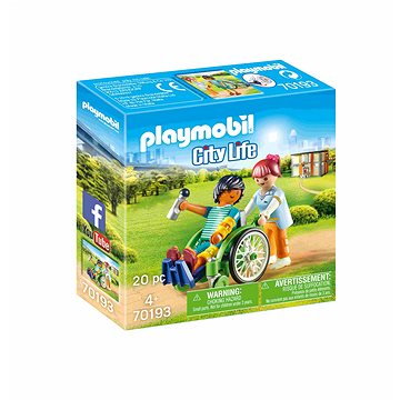 Playmobil Pacient na invalidním vozíku (4008789701930)
