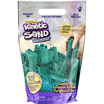 Kinetic Sand Balení Třpytivého Modrozeleného Písku 0,9 kg (778988246696)