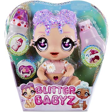 Glitter Babyz Panenka Lila Wildbloom (Lavender/Flower) (0035051574866)