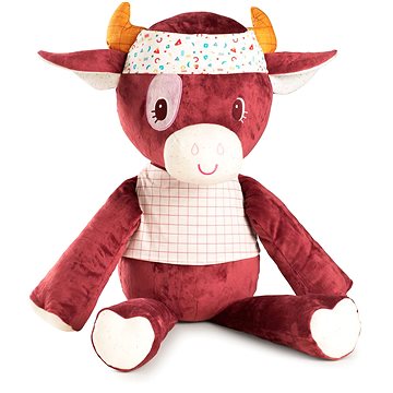 Lilliputiens - extra velká plyšová hračka - kravička Rosalie (5414834833034)