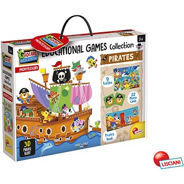 Montessori kolekce vzdělávacích her piráti (8008324080281)