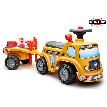 Falk Odrážedlo Super Builder s hračkami na písek (3016200070634)