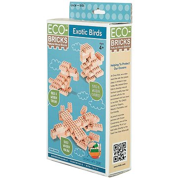 Once Kids Eco-Bricks 3in1 Papoušci (850501007646)