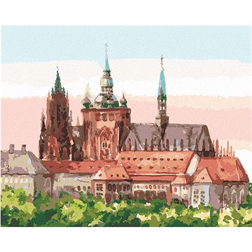 Malování podle čísel - Pražský hrad II (HRAbz33258nad)