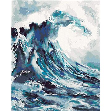 Malování podle čísel - Mořské vlny (HRAbz33288nad)