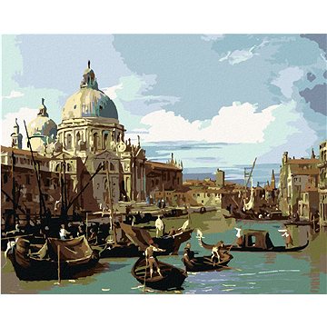 Malování podle čísel - Vstup do Canal Grande v Benátkách (Canaletto) (HRAbz33461nad)