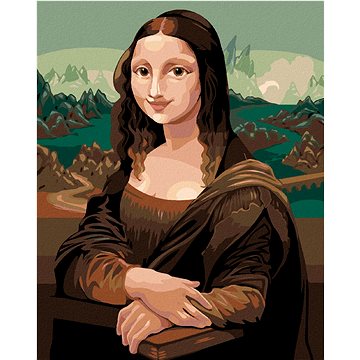 Malování podle čísel - Pohádková Mona Lisa - inspirace da Vinci (HRAbz33547nad)
