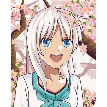 Malování podle čísel - Anime dívka u stromu (HRAbz33552nad)