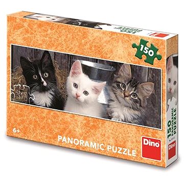 Tři koťátka 150 panoramic puzzle (8590878393332)