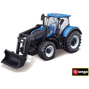 Bburago Farm Traktor New Holland s přední lžící (4893993013517)