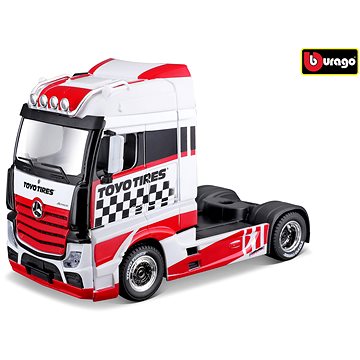 Bburago 1:43 MB Actros Gigaspace Red/White (4893993322015)