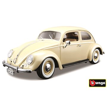 Bburago 1:18 Volkswagen Beetle 1955 Beige (4893993120291)