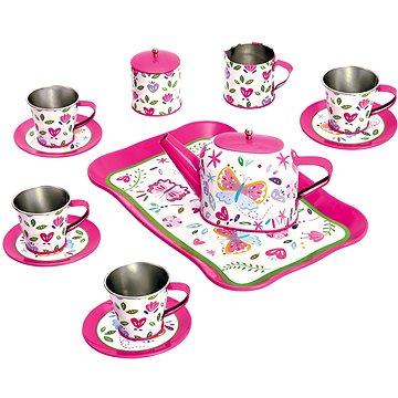 Dětský čajový set, růžový (4019359833944)
