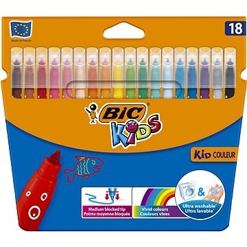 BIC Kids tenké 18 barev (3270220002734)
