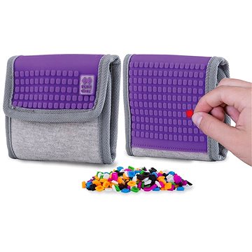 Pixie Crew peněženka šedá/fialová (702811690721)