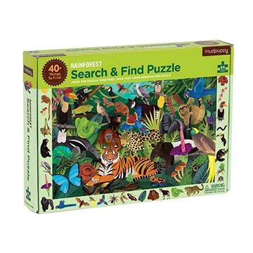 Puzzle hledej a najdi - Deštný prales (64 ks) (9780735351967)