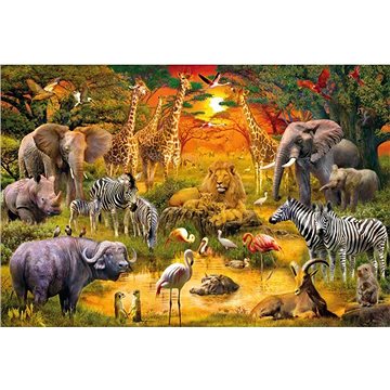 Schmidt Puzzle Africká zvířata 150 dílků (4001504561956)