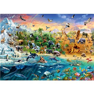 Schmidt Puzzle Království zvířat 1000 dílků (4001504583248)