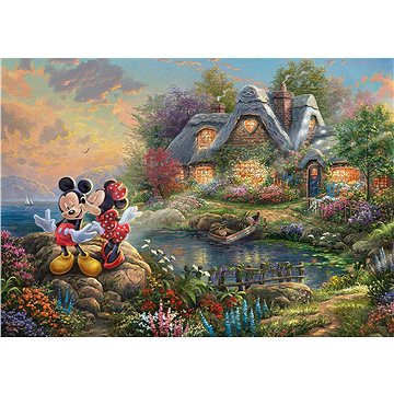 Schmidt Puzzle Miláčci Mickey a Minnie 1000 dílků (4001504596392)
