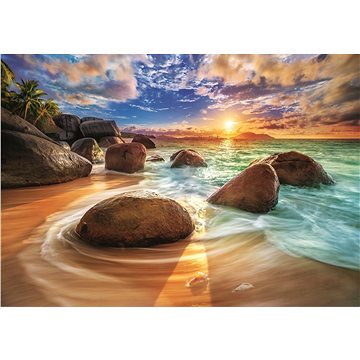 Trefl Puzzle Pláž Samudra, Indie 1000 dílků (5900511104615)
