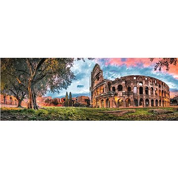 Trefl Panoramatické puzzle Koloseum za úsvitu 1000 dílků (5900511290301)