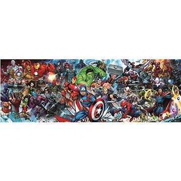 Trefl Panoramatické puzzle Svět Marvelu 1000 dílků (5900511290479)