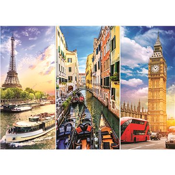 Trefl Puzzle Výlet po Evropě 4000 dílků (5900511450095)