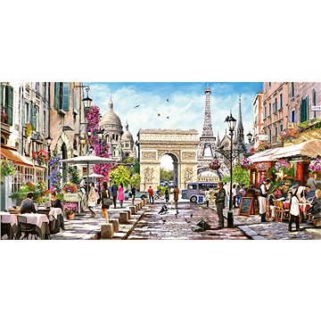 Castorland Puzzle Ulice v Paříže 4000 dílků (5904438400294)