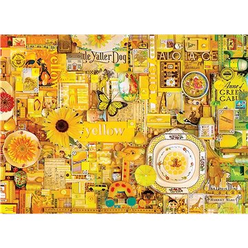 Cobble Hill Puzzle Barvy duhy: Žlutá 1000 dílků (625012801485)