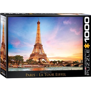 Eurographics Puzzle Eiffelova věž, Paříž 1000 dílků (628136607650)