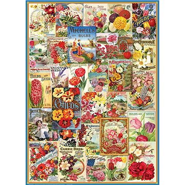 Eurographics Puzzle Katalog semínek: Květiny 1000 dílků (628136608060)