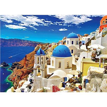 Eurographics Puzzle Oia, Santorini, Řecko 1000 dílků (628136609449)