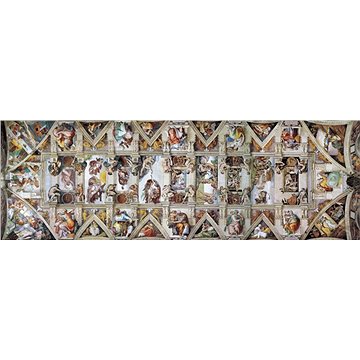 Eurographics Panoramatické puzzle Strop Sixtinské kaple 1000 dílků (628136609609)
