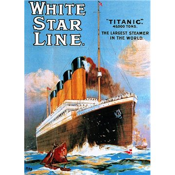 Eurographics Puzzle Plakát: Titanic 1000 dílků (628136613330)