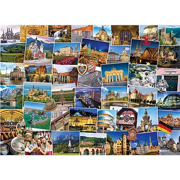 Eurographics Puzzle Světoběžník - Německo 1000 dílků (628136654654)